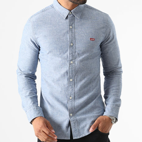 Levi's - Camisa de manga larga 86625 Light Blue Heather