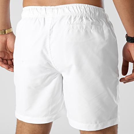 NASA - Short De Bain Worm Logo 2 Blanc Noir