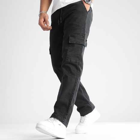 Classic Series - Pantalon Cargo Large Avec Poches 0128 Noir