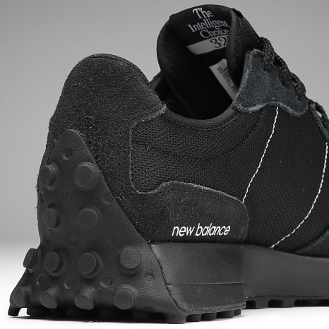 New Balance - Baskets 327 Black White