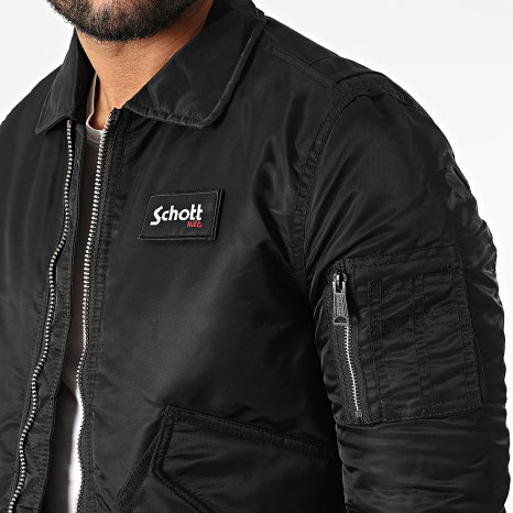 Schott NYC - Veste Bomber 210100RS Noir