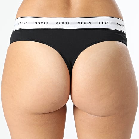 Guess - String Encaje Mujer O2BE00 Negro