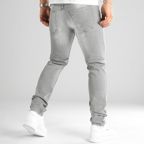 LBO - Jeans dal taglio regolare con Destroy 2674 Denim Grigio chiaro