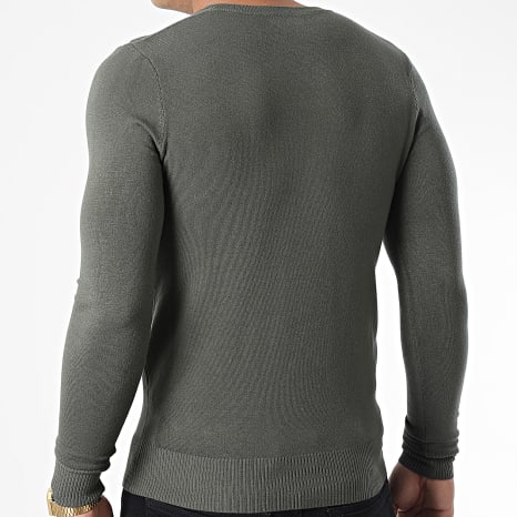 Classic Series - Suéter Cuello V 662 Verde Kaki