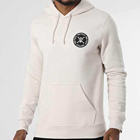 Séries TV et Films - Sweat Capuche Luffy Beige