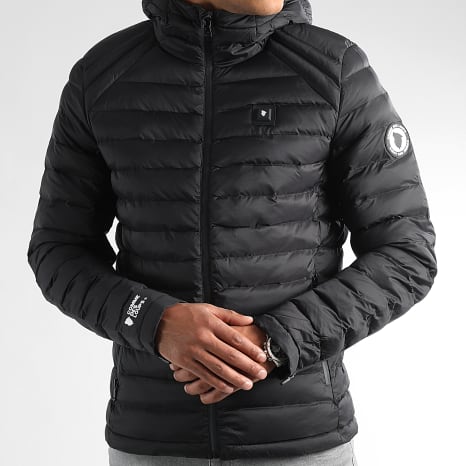 Comme Des Loups - Chaquetón Con Capucha Calentadora Otawa Negro