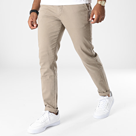 Jack And Jones - Lote de 2 Pantalones Chino Marco Dave Beige Marino