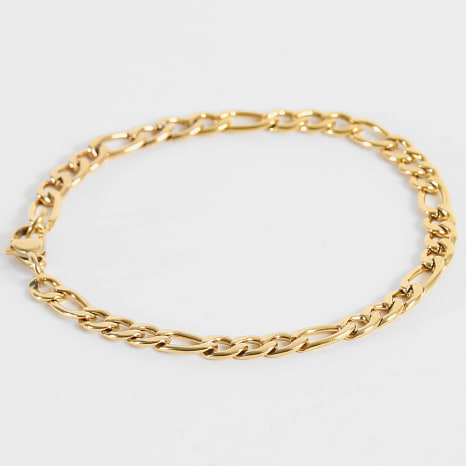 LBO - Bracelet Maille Figaro 5.5mm Doré