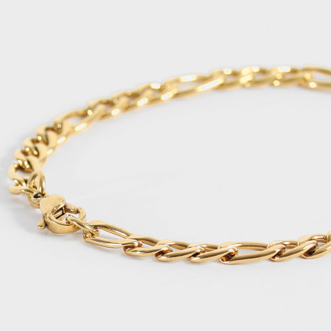 LBO - Bracelet Maille Figaro 5.5mm Doré