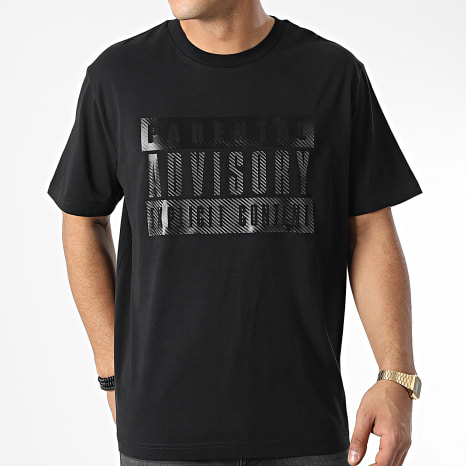 Parental Advisory - Tee Shirt Oversize Large Carbon Logo Noir