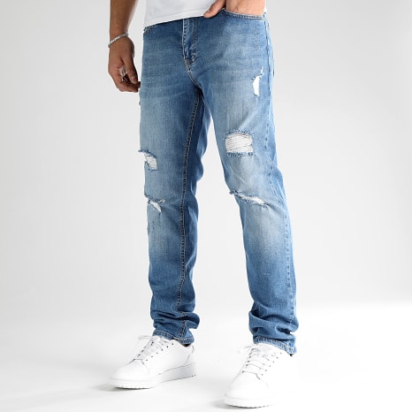 LBO - Vaquero Regular Fit Con Destroy 2893 Azul Denim
