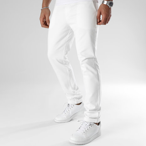 LBO - Pantalon Chino Regular 0027 Blanc