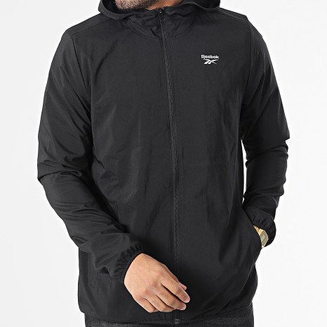 Reebok - Training Essentials Hooded Zip Jacket FP9172 Black - Ryses