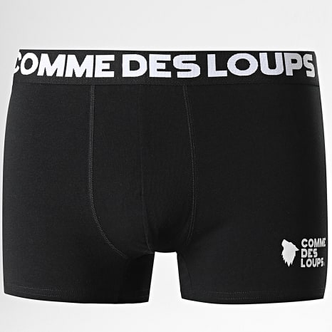 Comme Des Loups - Juego De 3 Calzoncillos Clásicos Negro Blanco Menta Verde