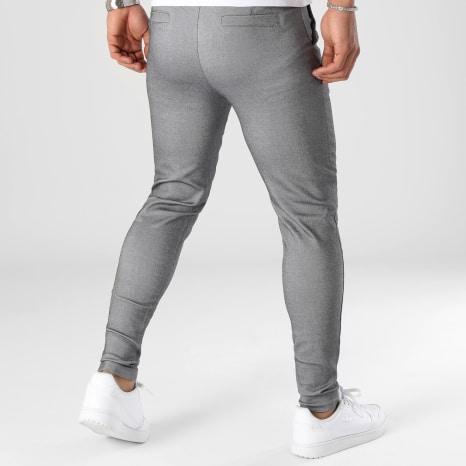 Frilivin - Lote de 2 pantalones chinos gris marino