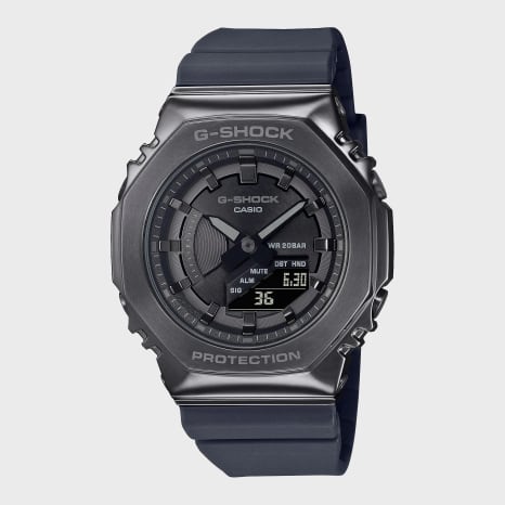 G-Shock - Reloj G-Shock Serie 2100 con carcasa metálica GM-S2100B-8A Gris antracita