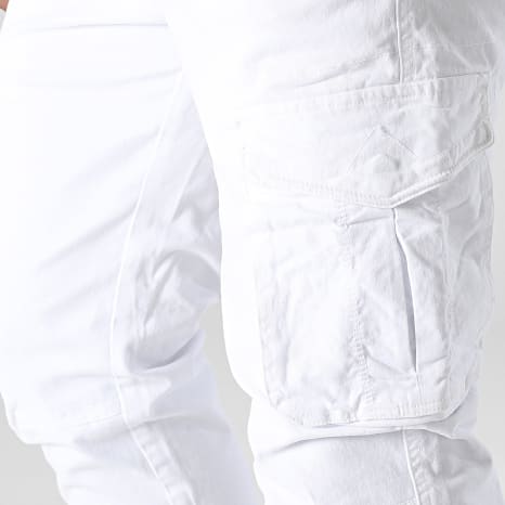 Fusional - XQ05 Pantalón Cargo Blanco