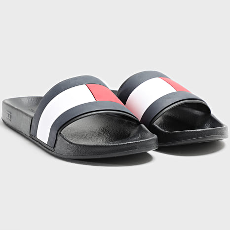 Tommy Hilfiger - Rubberen vlag zwembadglijbaan 4263 Zwart