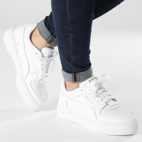 Puma - Baskets Femme Cali Dream Leather 392730 Puma White Puma Black