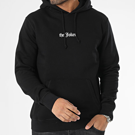 The Joker - Sudadera con capucha Joker Graff Logo Negro Blanco