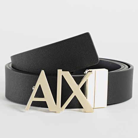 Armani Exchange - Cinturón Reversible 951017 Negro Azul Marino