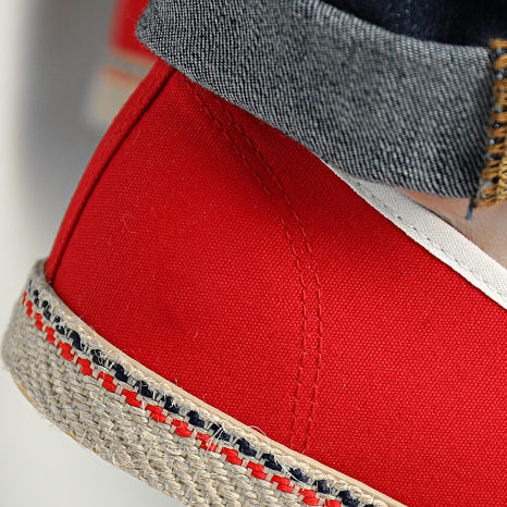 Classic Series - Espadrilles Prime Rood Marineblauw