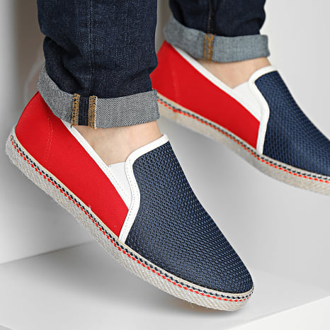 Classic Series - Espadrilles Prime Rood Marineblauw