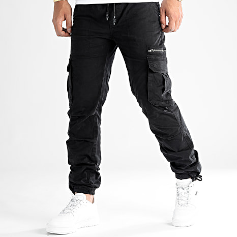 LBO - Pack di 2 Pantaloni Cargo 1070546 Grigio Antracite Nero