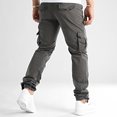 LBO - Pack di 2 Pantaloni Cargo 1070546 Grigio Antracite Nero
