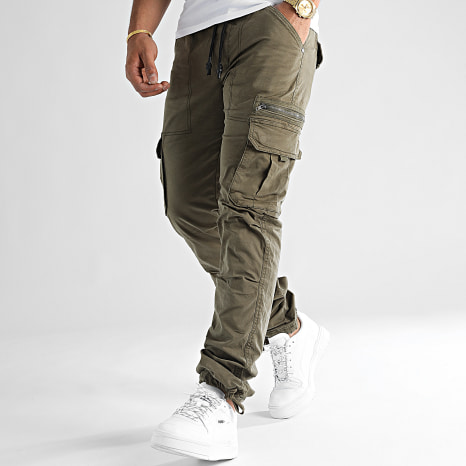 LBO - Pack de 2 pantalones cargo 1070546 verde kaki negro