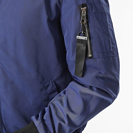 Kymaxx - Chaqueta bomber azul real