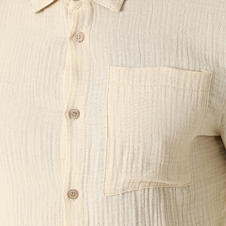 Fins de Séries - Chemise Manches Longues Beige