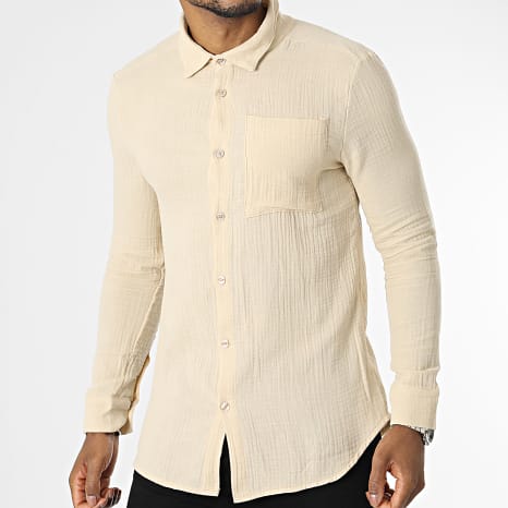 Fins de Séries - Chemise Manches Longues Beige