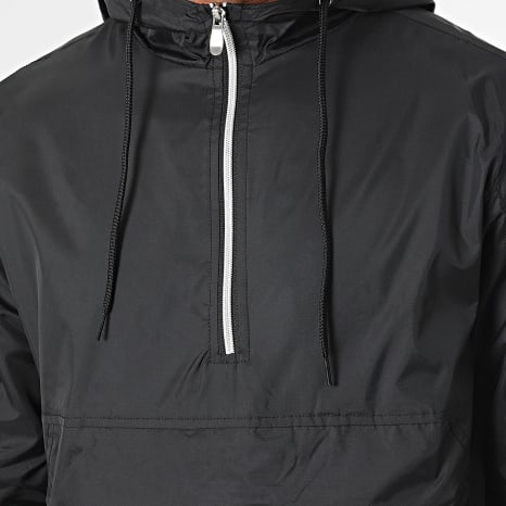 Urban Classics - Cazadora con capucha TB1019 Negro