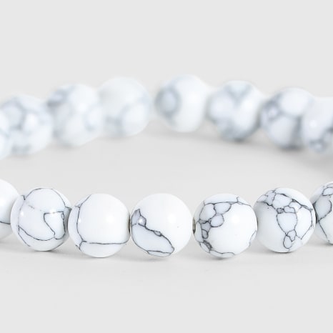 LBO - Bracelet Perles 8mm Blanc