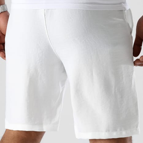 LBO - Pantalón Corto Chino Efecto Lino 0247 Blanco
