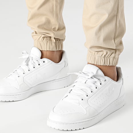 Frilivin - Set di 2 pantaloni jogger beige verde kaki