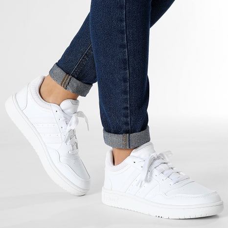 Adidas Sportswear - Baskets Femme Authentic Lifestyle 3 Stripes White White