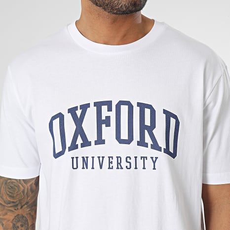 Classic Series - T-shirt oversized groot Oxford wit