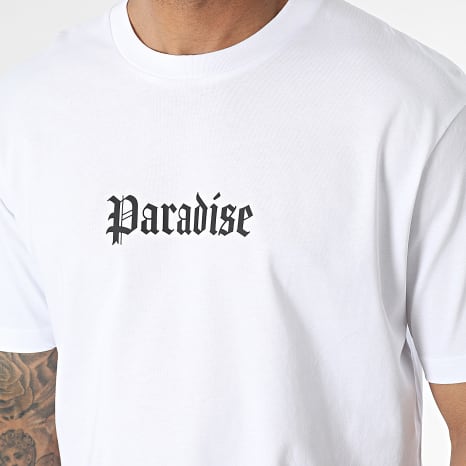 Luxury Lovers - Paradise III Large Oversize Camiseta Blanco