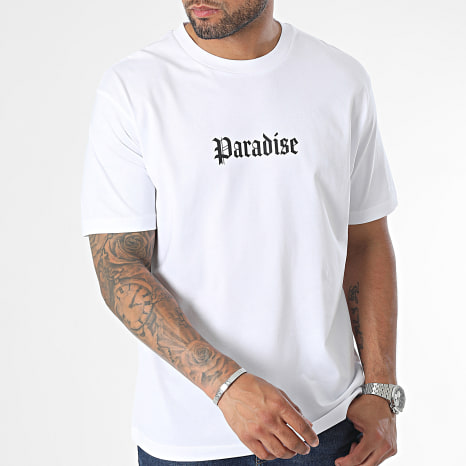 Luxury Lovers - Paradise III Large Oversize Camiseta Blanco