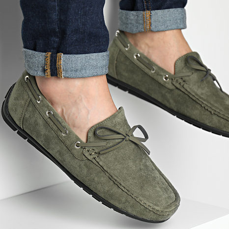 Classic Series - Mocasines verde caqui