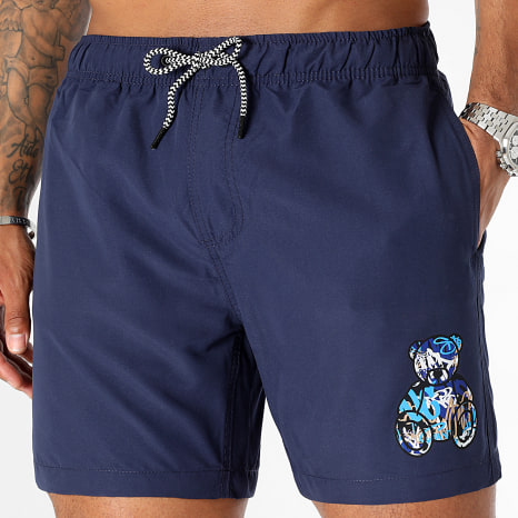 Teddy Yacht Club - Short De Bain Essentials Art Series Blue Bleu Marine