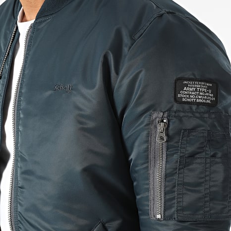 Schott NYC - Veste Bomber Airforcers Bleu Marine