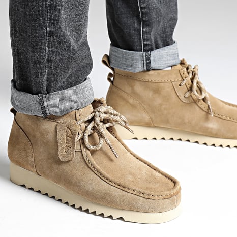 Clarks - Chaussures Wallabee 2 FTRE Dark Sand Suede - Ryses