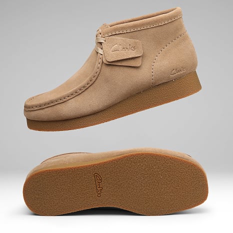 Clarks - Wallabee Boot Evo Dark Sand Suede shoe - Ryses