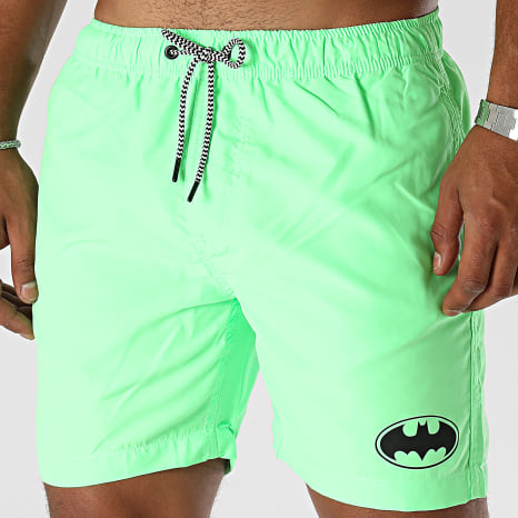 Batman - Bañador Logo Batman Verde Fluo