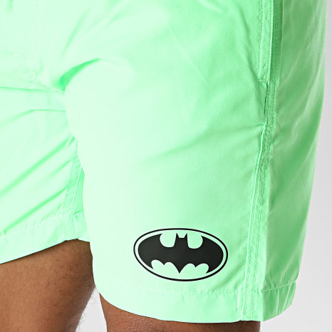 Batman - Bañador Logo Batman Verde Fluo