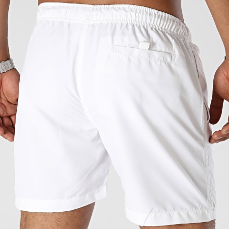 Superman - Superman Logo Swim Shorts White Black