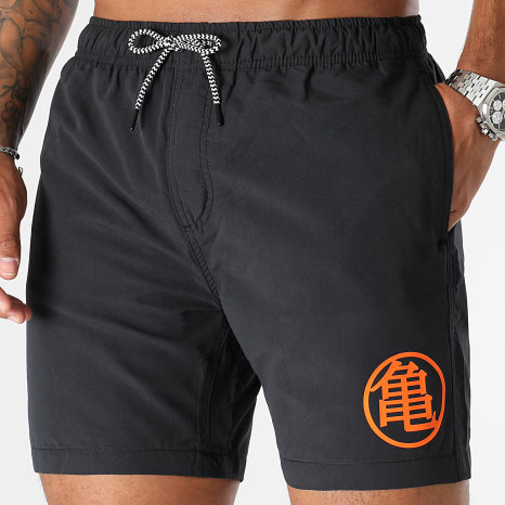 Dragon Ball Z - Kame Kanji Swim Shorts Black